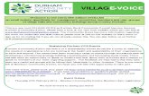 VILLAGE-VOICE - Durham Community Action€¦ · VILLAGE-VOICE Welcome to the thirty fifth edition of VILLAGE-VOICE an email bulletin specifically for management committee members