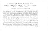 Letters of John Fenno and John Ward Fenno, 1779-1800 · Letters of John Fenno and John Ward Fenno, 1779-1800 Part 1: 1779-1790 Edited by JOHN B. HENCH XHE LETTERS and other manuscripts