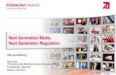 Next Generation Media. Next Generation Next Generation Media. Next Generation Regulation. 39th epra