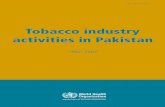 Tobacco industry activities in Pakistan · Tobacco industry activities in Pakistan, 1992–2002 7 Economics of tobacco in Pakistan Transnational tobacco companies The two major transnational