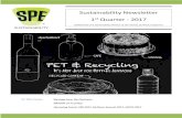 Sustainability Newsletter 1st Quarter - 2017€¦ · Sustainability Newsletter 1st Quarter - 2017 Published by the Sustainability Division of The Society of Plastics Engineers . Chairman’s