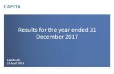 Results for the year ended 31 December 2017/media/Files/C/Capita-IR-V2/documents… · Results for the year ended 31 December 2017 Capita plc 23 April 2018 . 2 | FY 2017 financial