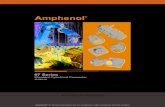 Amphenol Series.pdf · family of connectors offers a wide variety of shell styles, con-tact patterns and accessory options. Amphenol 97 Series Connectors provide the interconnection