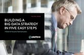 CIOs, CTOs, and CDOs BUILDING A BIG DATA STRATEGY IN FIVE ... · In a data-driven culture, all levels in the organization embrace the idea of data as a corporate asset and a source