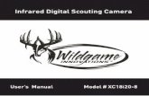 Infrared Digital Scouting Camera - Wildgame Innovations€¦ · photo/video if the screen is turned on. Time / Date page 7 1.The date, time and battery charge level will display on