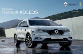 Nouveau Renault KOLEOS€¦ · • Projecteur Full LED Pure Vision® • Jantes alliage 18’’ ARGONAUTE • Vitres latérales arrière et lunette arrière surteintées • Son