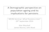 A Demographic perspective on population ageing and its ...hummedia.manchester.ac.uk/institutes/micra/Events 2014/A demogr… · 1. Population ageing is not new, inexorable nor is