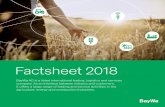 Factsheet 2018 - BayWa AG€¦ · Factsheet 2018 BayWa AG is a listed international trading, logistics and services company. As an interface between industry and customers, it offers