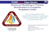 Numerical Modeling of Thermal Stratification in Cryogenic ...€¦ · Numerical Modeling of Thermal Stratification in Cryogenic Propellant Tanks Thermal & Fluids Analysis Workshop