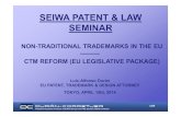 SEIWA PATENT & LAW SEMINAR - Duran · Professional Corporation of Patent & Trade Mark Attorneys since 1902. Barcelona, Madrid and Alicante. 1/69 SEIWA PATENT & LAW SEMINAR NON-TRADITIONAL