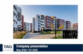 Company presentation - tag-ag.com€¦ · Company presentation May 2020 / Q1 2020. 22 TAG Immobilien AG | May 2020 | 2 Content I. TAG overview and strategy II. TAG Covid-19 business