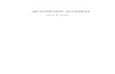 QUATERNION ALGEBRAS - Accueiliml.univ-mrs.fr/~kohel/alg/doc/AlgQuat.pdf · QUATERNION ALGEBRAS David R. Kohel x1 Introduction A quaternion algebra A over a ﬁeld K is a central simple
