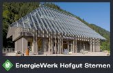 EnergieWerk Hofgut Sternen · source in every farmhouse and provided the power for craft production and glassblowing. We transferred this tradition in our times. Since June 2016 we