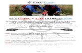 BE a YOUNG & SAFE KAYAKER CAMP - Free Flow Kayak€¦ · SANDILINE KAYAK GEAR, SWEET HELMETS, SELECT PADDLES----- Info e prenotazioni: Francesco Salvato tel: 340-6541843 - email: