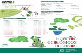 HUERTOS Ecológicos urbanos - Vitoria-Gasteiz · [MC: Mesas de cultivo :: H: Huerto] tallerHUERTO URBANO ECOLÓGICO Lugar: C.C. El Campillo 7 de abril al 12 de junio: los martes,