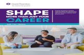 SHAPE - TARGETjobs · SHAPE Trainee business adviser opportunities for graduates, school leavers, interns and placements Audit | Tax | Advisory. 2 ... People award shout-outs, vouchers