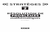 RÉSOLUTION DE PROBLÈMES mathématiquesextranet.editis.com/it-yonixweb/images/322/art/doc/4/44d0656aab... · STRATÈGES NIVEAU2 RÉSOLUTION DE mathématiques PROBLÈMES Kevin Gueguen
