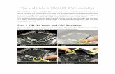 LGA1150 CPU installation V2 0 - Asus€¦ · Tips and tricks to LGA1150 CPU installation The installation of the LGA1150 CPUs may seem easy as it looks, however it stands a risk of