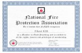 National Fire Protection Association · National Fire Protection Association Be it known that NFPA recognizes as a Member in Good Standing and is entitled to all the rights, honors