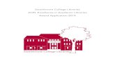 Swarthmore College Libraries ACRL Excellence in Academic ... College.… · Swarthmore College Libraries ACRL Excellence in Academic Libraries Award Application 2019 ... Swarthmore