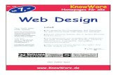 DM Web Design - hs-fulda.deklingebiel/pub-www/webdesign.pdf · Webdesign ist die Kunst, eine Website zu erstellen Œ also eine Seite oder mehrere miteinander verbundene Seiten, auf