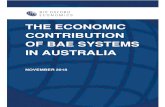THE ECONOMIC CONTRIBUTION OF BAE SYSTEMS IN AUSTRALIA€¦ · The Economic Contribution of BAE Systems in Australia 1 Oxford Economics Oxford Economics was founded in 1981 as a commercial
