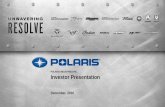 POLARIS INDUSTRIES INC. Investor Presentations2.q4cdn.com/339036663/files/doc_presentations/2016/16-12-PII-IR-… · Investor Presentation December, 2016 POLARIS INDUSTRIES INC. CORPORATE