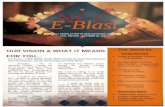 E-Blast€¦ · NCC E-Blast Our Vision… LOVE, MEND, TRAIN, SEND includes the Great Commandment, Great Commission, and the Great Companion (Holy Spirit). OUR VISION & WHAT IT MEANS