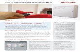 How to Plan and install an Intruder Alarm€¦ · burglar alarm are three times more likely to be broken into than those with alarms ... The first part of this guide gave you intruder