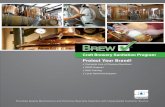 Craft Brewery Sanitation Program€¦ · Craft Brewery Sanitation Program ... difficult to clean, as they can bind strongly to the vessel or pipe. Localization of the biofilm may