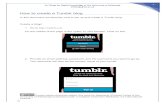 How to create a Tumblr blog - University of Edinburgh · PDF file

Microsoft Word - How to create a Tumblr blog.docx Created Date: 20160908112744Z