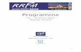 Programme - ENS€¦ · Programme 22 – 26 March 2020 Helsinki, Finland ENS CONFERENCE Organised in cooperation with . ENS. 2 . 3 . Sunday 22 March 2020 . 17:00 - 19:00 Pre-registration