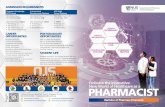 PHARMACIST - NUSpharmacy.nus.edu.sg/wp-content/uploads/2020/02/Pharmacy-Brochu… · Hospital pharmacy Community pharmacy Academia and research Health promotion Health informatics