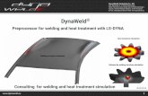 Preprocessor for welding and heat treatment with LS-DYNA · Preprocessor for welding and heat treatment with LS-DYNA followed by welding structure simulation Welding structure simulation