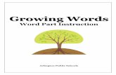Word Part of the Week - Arlington Public Schools...6 Important Vocabulary affix most commonly a suffix or prefix attached to a base word, stem, or root prefix an affix attached at