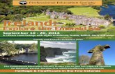 Ireland - Professional Education Society... • 1-877-PES-7005 (1-877-737-7005) • info@pestravel.com Powerscourt’s House and Gardens Ireland will sweep you away with its lyrical