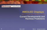 AMOLED Displays - SID, the Society for Information Display Chapter/PDF and Images... · Abstract: AMOLED Displays 3 Feb. 4, 2011 SID-LA Nutmeg Consultants The development of OLED