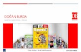 DOĞAN BURDA · 2018-03-27 · Turk Telekom has became a new partner for e-mag app. Doğan Burda’s websites has around 10 mn monthly UV in total. DOĞAN HOLDING & BURDA GMBH PARTNERSHIP