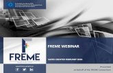 FREME WEBINAR - World Wide Web Consortium · 2016-02-24 · FREME Webinar – February 2016 11 FREME FROM A TECHNICAL PERSPECTIVE A framework for multilingual and semantic enrichment