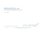 Polyomavirus JC - PCRmax · *The quantitative results produced by the qPCR test JCV kit can be converted to International Units by multiplying copy numbers by 0.27. This conversion