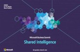 Microsoft Business Summit Shared Intelligence ... Social Media Multichannel-Marketing Mobile Plattformen Cloud Agile Big Data API. #MBS19 7 Daten + Intelligenz Prozesse optimieren