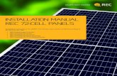 INSTALLATION MANUAL REC 72-CELL pANELS€¦ · 4 REC Installation Manual - 72-cell panels - IEC 61215 / 61730 Rev B.2 - 11.18 Ref: NE-06-21 S MEaFETY aSURES Installers are responsible