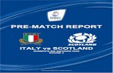 PRE-MATCH REPORT · PRE-MATCH REPORT ITALY vs SCOTLAND WOMEN'S SIX NATIONS 2020 - Italy have won nine of their 13 Women's Six Nations meetings with Scotland, including each of the