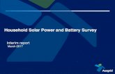 Household Solar Power and Battery Survey 2016€¦ · solar power and battery systems. The project was funded from the Demand Management and Innovation Allowance (DMIA) and results