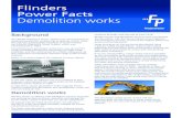 Flinders Power Facts Demolition worksflinderspower.com.au/wp-content/uploads/2017/08/FP... · 2017-08-11 · Flinders Power Facts Demolition works ... Playford B Power Station, which
