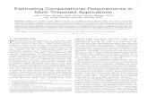Estimating Computational Requirements in Multi-Threaded ...gcasale/content/tse14estimating.pdf · these metrics is limited. Queue-length measurements have been used for a Gibbs sampler