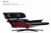 Lounge Chair | Ottoman La Chaise | Stool | Screen Eames ... · PDF file Since 1956, the Eames Lounge Chair has combined ultimate comfort with highest quality materials and workmanship.