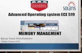 MEMORY MANAGMENT - Hasan H. BALIK · MEMORY MANAGMENT is the process of controlling and coordinating computer memory, assigning portions called blocks to various running programs