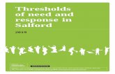 Thresholds of need and response in Salford · 2019-09-03 · Thresholds of need and response in Salford 2018 p3 Introduction “Safe and Sound in Salford- doing the best for Salford’s