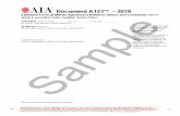 Document A121™ – 2018 - AIA Professionalcontent.aia.org/sites/default/files/2018-10/A121_2018....2 the Contractor has submitted a final accounting for the Cost of the Work, where